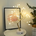 thumbnail image 3 of Matsuzay 108 LEDS Gypsophila Night Light Pearl Bonsai Table PC Touch Tree Light DIY Desktop Bonsai Tree LED Luces de hadas Decoración Luz Iluminación y accesorios 36LED Perle Matsuzay HA005670-02B, 3 of 6