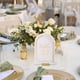 thumbnail image 4 of Portanúmeros de Mesa Dorados, Paquete de 40 Soportes de Metal para Tarjetas de Lugar y Portafotos, Ideales para Bodas y Fiestas, 4 of 5