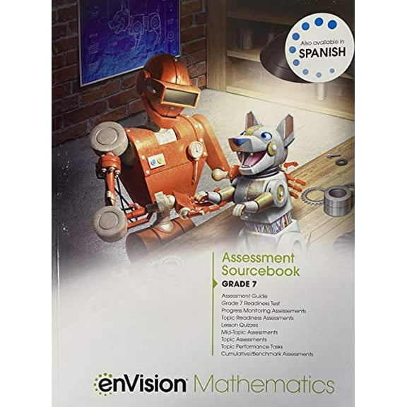 Pre-Owned enVision Mathematics, Assessment Sourcebook Grade 7, c. 2019 9781418269548, 1418269549, 9781418269548, 1418269549, Paperback,