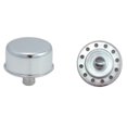 thumbnail image 1 of Spectre Industries Crankcase Breather Cap 4300 Round; 3/4 Inch Diameter; Push In; Chrome; Without Grommet, 1 of 5