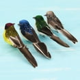 thumbnail image 3 of 2Pcs Artificial Simulation Foam Bird Clip Feathered Sparrow Bird Wedding Decora, 3 of 7