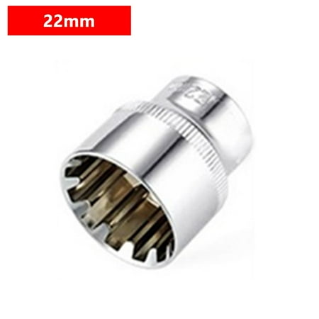 

12 Point Mirror Short Socket Head 3/8inch Drive Torx Bit Ratchet Wrench Adapter