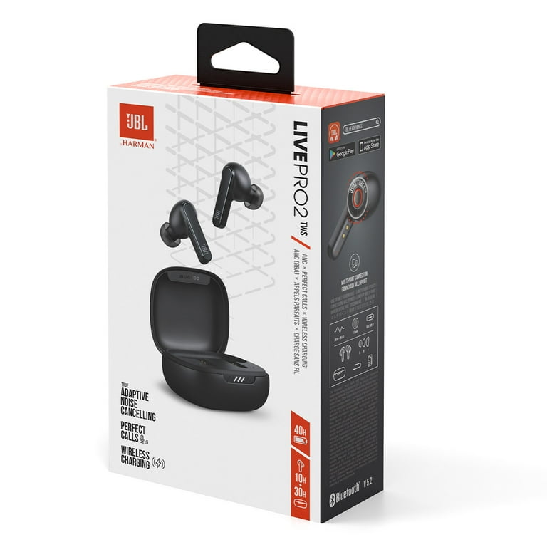JBL Live Pro 2 In Ear Bluetooth Headphones - Black for sale online