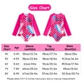 thumbnail image 7 of Scale Print One Piece Swimsuit Mermaid Long Sleeve Costume Rash Guard Swimsuit for Girls Ages 7Y, 7 of 7