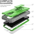 thumbnail image 4 of FITO For Moto G Play 2021 Case, Phone Case with Screen Protector and Kickstand (Green), 4 of 6