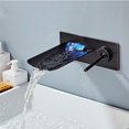 thumbnail image 3 of Grifo PARA Lavabo De Baño Kadabrah Con Luz LED Negro Mate Con Cascada, 3 of 8