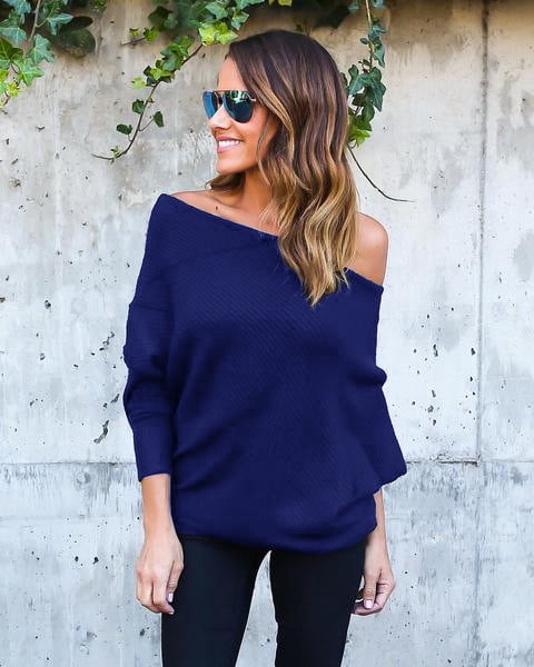 Fashion Women's Casual Off Shoulder 
