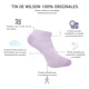 thumbnail image 3 of 12 Pares Calcetines Tin Dama Algodón Unitalla Colores Pastel, 3 of 6