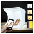 thumbnail image 1 of 20cm/30cm LED Ring Light Box Lightbox Photo Studio Box Photography Light Studio Shooting Tent Box Kit & 6 Color Backdrops ,Easy to Use, 1 of 5
