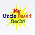 thumbnail image 2 of CafePress - MY UNCLE DAVID ROCKS Infant Bodysuit - Baby Light Bodysuit, Size Newborn - 24 Months, 2 of 4