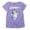 Purple, variant on Bluey Little Girls T-Shirt Little Kid to Big Kid