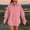 Pink, variant on Hrsba Women's Plus Size Pullover For Fall Winter,Sweaters for Women Fashion V Neck Solid Color Long Sleeve Asymmetrical Knit Sweater Upper Garment
