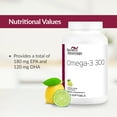 thumbnail image 5 of Bariatric Advantage Omega-3 300 - High DHA & EPA Content - Concentrated Triglycerides Fish Oil - Antioxidants Supplement* - Fish Oil DHA EPA - 270 Softgels - Lemon Lime, 5 of 7