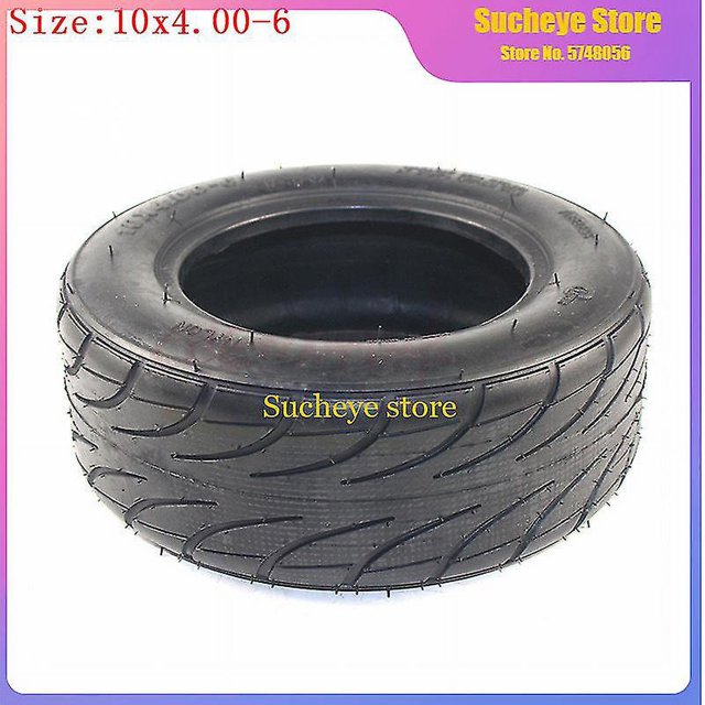 10x4.00-6 10*4,00-6 neumático sin cámara de vacío para Harley Electric Citycoco Scooter Go Karts Atv Quad Bike motocicleta