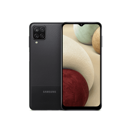 Pre-Owned Used Samsung Galaxy A12 Smartphone, Fully Unlocked,32 GB Storage + 3 GB RAM, Black