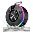 thumbnail image 2 of Altavoz de Ducha Bluetooth Impermeable, Minialtavoz de Ducha Bluetooth con Ventosa, Radio de Ducha Inalámbrica con Luces RGB., 2 of 5