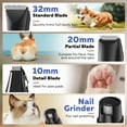 thumbnail image 2 of Dog Clippers with LED Display, Cordless 4-in-1 Pet Grooming Tool for Dogs Cats, Low-Noise Hair Trimmer with Nail Grinder Attachment, Rechargeable, 2 of 8