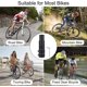 thumbnail image 5 of KAIYANG Manillar de aleación de aluminio ajustable para bicicleta, horquilla delantera, tubo de dirección elevado (negro), 5 of 5