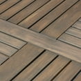 thumbnail image 2 of Noble House Hermosa 47" Round Wooden Patio Dining Table in Gray, 2 of 6