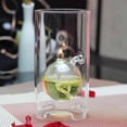 thumbnail image 4 of Farol de aceite de vidrio, fragancia romántica, decoración concisa, candelabro, jarrón, vela transparente, 4 of 9