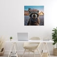 thumbnail image 3 of Stupell Industries Eclectic Louvre Loot Raccoon Canvas Art, 24 x 24, by Lucia Heffernan, 3 of 8