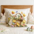 thumbnail image 6 of Waterproof Easter Bunny Throw Pillows for Couch Sofa Bed Decor Outdoor Travel Comfort Home Decor Pillow, 6 of 6