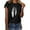 Black, variant on Short Sleeve Womens Tops Graphic Tees Women Valentine's Day Womens Work Tops Girls Short Sleeve Out Blouse Funny Print Shirt T-Shirt Tops