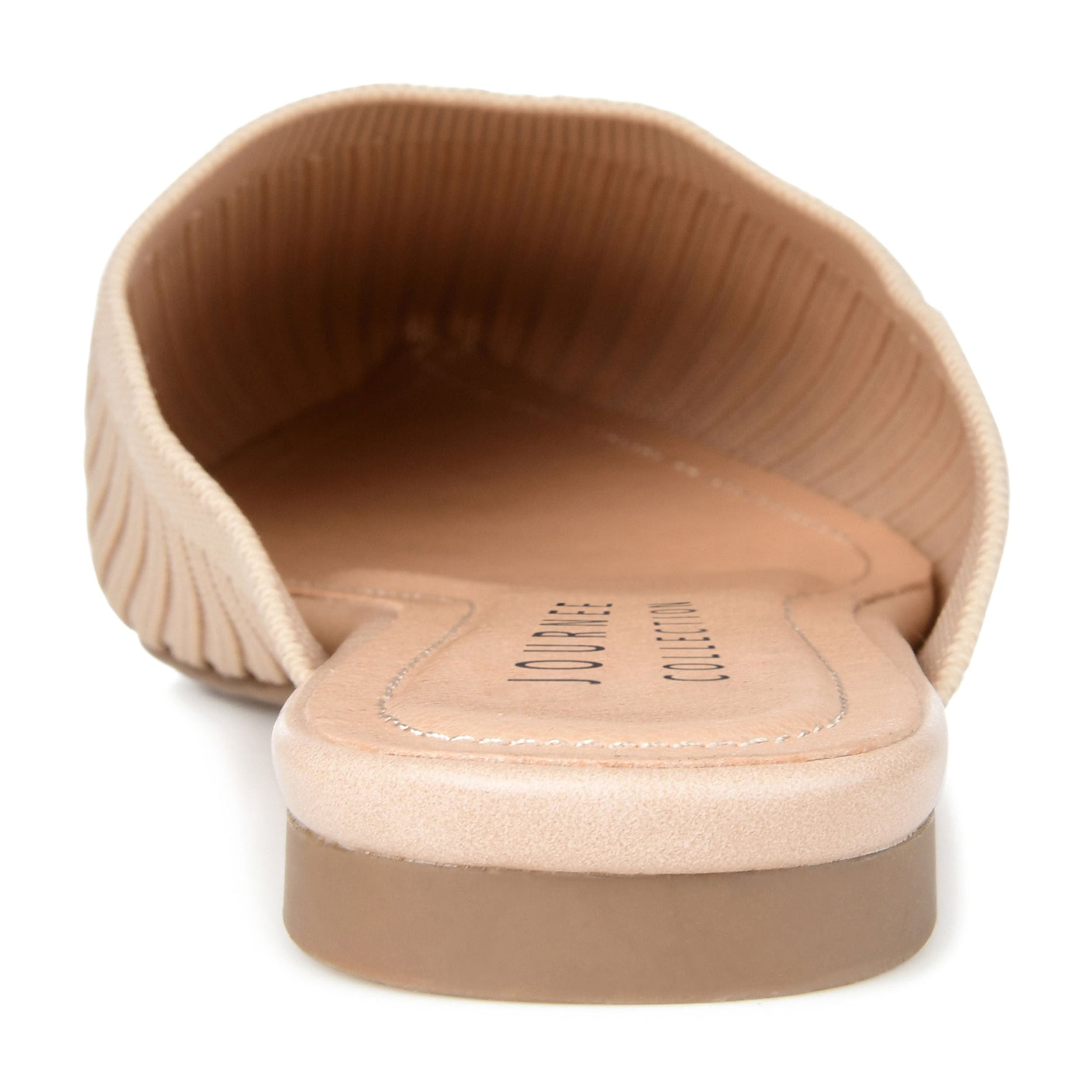 Journee Womens Aniee Slip On Almond Toe Mule Flats, Widths Available