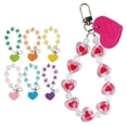 thumbnail image 6 of Masteelf 7pcs Cute Phone Charm Set Heart Keychain And Earphone Protective Case Charms For Mobile Phone Decoration For Teens And Women, 6 of 8