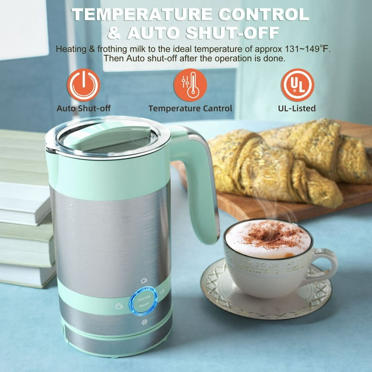 NEW Automatic Hot and Cold Milk Frother Warmer for Latte, Foam Maker for  Coffee, Hot Chocolates, Cappuccino