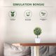 thumbnail image 4 of GOOHOCHY Planta artificial para decoración del hogar, bonsái con forma de bola falsa, adorno de escritorio, 4 of 8