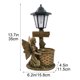 thumbnail image 3 of Solar Garden Statue Light Outdoor Resin Solar With Planter Waterproof LED Welcome Decorative Lamp For Patio Yard 2Colors Available, 3 of 8