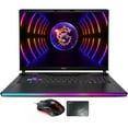 thumbnail image 1 of MSI Raider GE68HX Gaming Laptop (Intel i9-13950HX 24-Core, 16.0in 144Hz Wide UXGA (1920x1200), GeForce RTX 4060, 32GB DDR5 5600MHz RAM, 2TB PCIe SSD, Backlit KB, Win 11 Pro) with Clutch GM08 , Pad, 1 of 7
