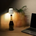 thumbnail image 4 of Rechargeable Wine Bottle Table Lamp with USB-C Charging 2000 mAh Battery 3-Mode LED Light White Warm Color Options, 4 of 6