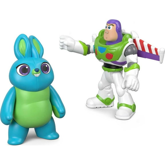 Imaginext figures featuring DisneyPixar Toy Story Bunny & Buzz Lightyear