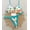 D, variant on Womens Tropical Palm Tree Print Two Piece Bikini Set Triangle Halter Tie Top Braided Side Tie High Cut Thong Bottom Summer Pool Beach Bathing Suit Multi Color Orange Green Blue S M L Swimwear