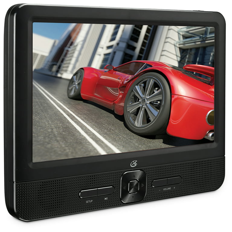 GPX Portable DVD Player with Two 9" Displays, PD9910B, Black - Walmart.com