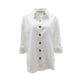 thumbnail image 1 of Camisa Para Mujer Casual Manga Larga Camisa De Pana Color SóLido BotóN Abajo Abrigo Con Bolsillos XBTCLXEBCO M;Blanco, 1 of 6