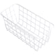 thumbnail image 2 of Cestas metálicas de pared sin taladro - Estante de almacenamiento de alambre de acero de 28,5x12,5x12,5 cm con soporte adhesivo para la organización de cocina, despensa y baño, 2 of 2