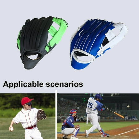 Archer 1Pc Baseball Glove Thicken Shockproof Faux Leather Impact Resistant Softball Glove for Youth Kids Adult