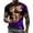 Purple, variant on ZCFZJW 3D Workout Tees Shirt for Men Big and Tall Regular Fit Casual Fake Abs Print Summer Short Sleeve Round Neck Graphic T-Shirt Tops Black XXXL