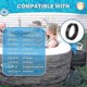 thumbnail image 5 of 4Pcs Inlet & Outlet Seal Set For Intex Pure Spa, Gasket Between Connectors, Seals Gaskets for Simple Spa 11699 Ensure Seamless Water Flow Silicone Hot, 5 of 5
