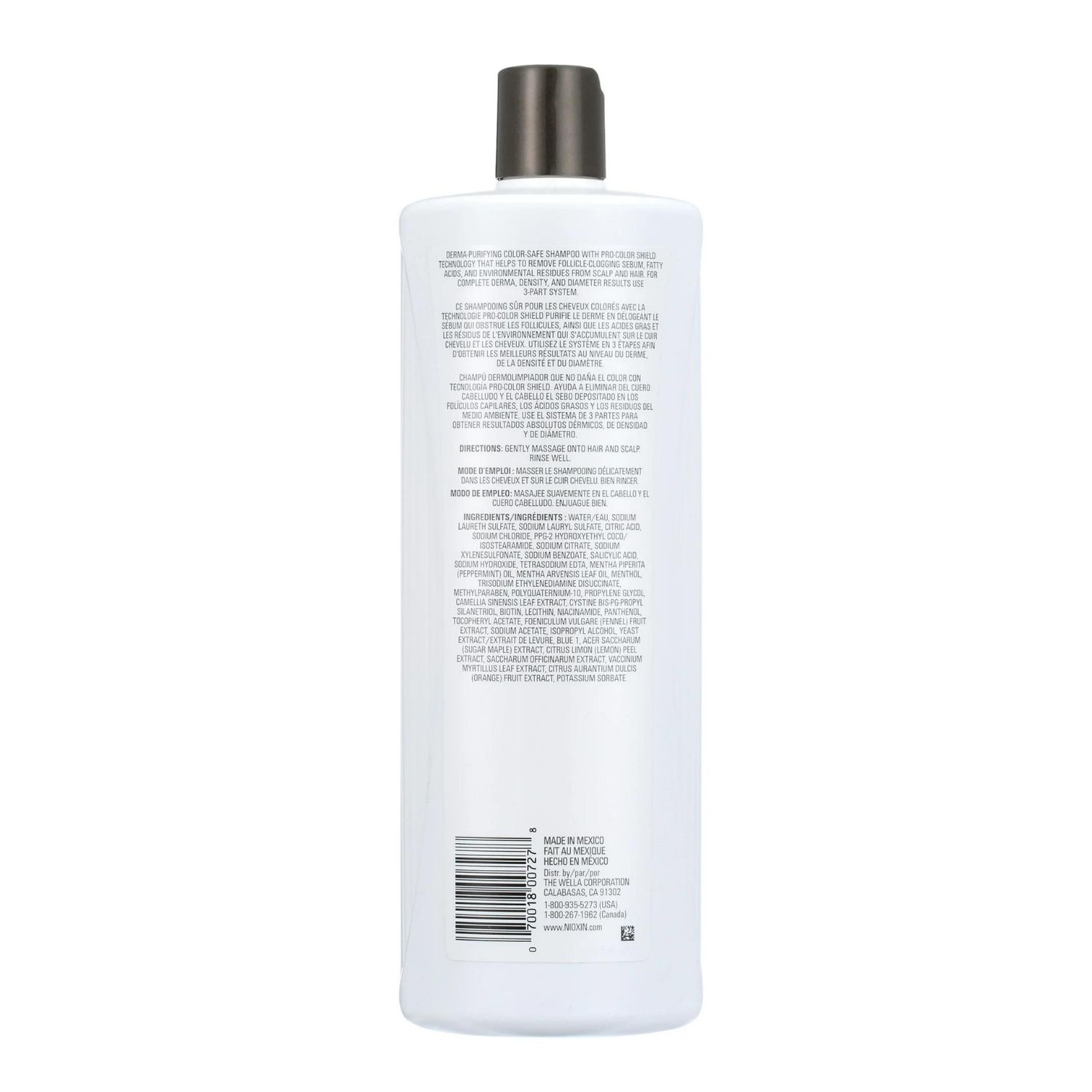 Nioxin System 3 Cleanser Shampoo, for Light Thinning Colored Hair, 33.8 oz - image 3 of 6