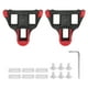 thumbnail image 1 of TB-011 Calas universales para bicicleta de carretera Juego de calas para pedales de ciclismo autoblocantes flotantes de 6 gradosNegro Rojo, 1 of 10