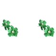thumbnail image 1 of Qarigey 2 uds pendientes de flores Stud moda encantadores gotas para los oídos dulces regalos de verano Verde 2piezas, 1 of 1