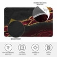 thumbnail image 3 of Red Marble Door Mat Indoor Outdoor, Gold Abstract Vintage Modern Ombre Art Non Slip Welcome Mat with Rubber Backing, Absorbent Fabric Front Door Mats Entryway Rug for Home Patio Entrance 20"x31.5", 3 of 9