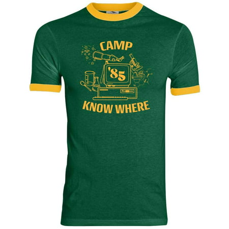 Camp Know Where Logo Stranger Dustin Tshirt Costume Idea Mens Pop Culture Graphic