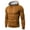 Khaki, variant on MSJUHEG Mens Hoodies Hoodies Hoodie Round Neckline Long Sleeve Pullover Men'S Sweater Solid Color Loose Large Size Hooded Sweater Top Hoodies For Men Hoodies For Guys Black L