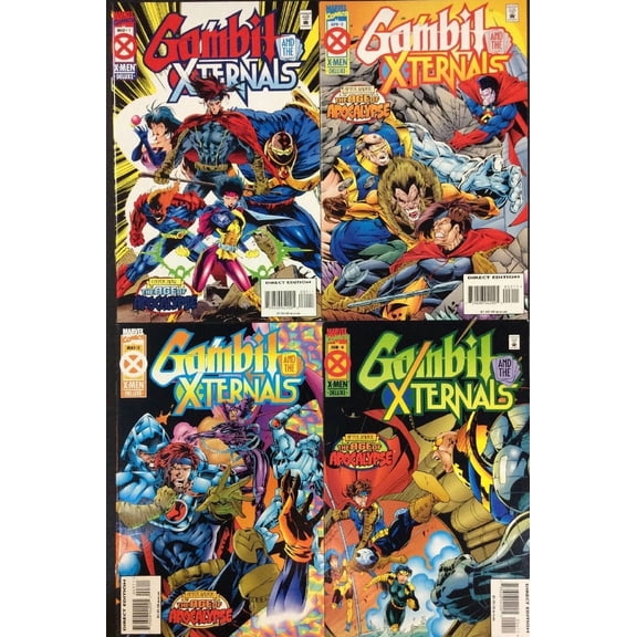 Gambit and the X-Ternals # 1-4 Complete Limited Comic Book Series