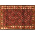 thumbnail image 1 of Ahgly Company Indoor Rectangle Persian Orange Traditional Area Rugs, 7' x 10', 1 of 1